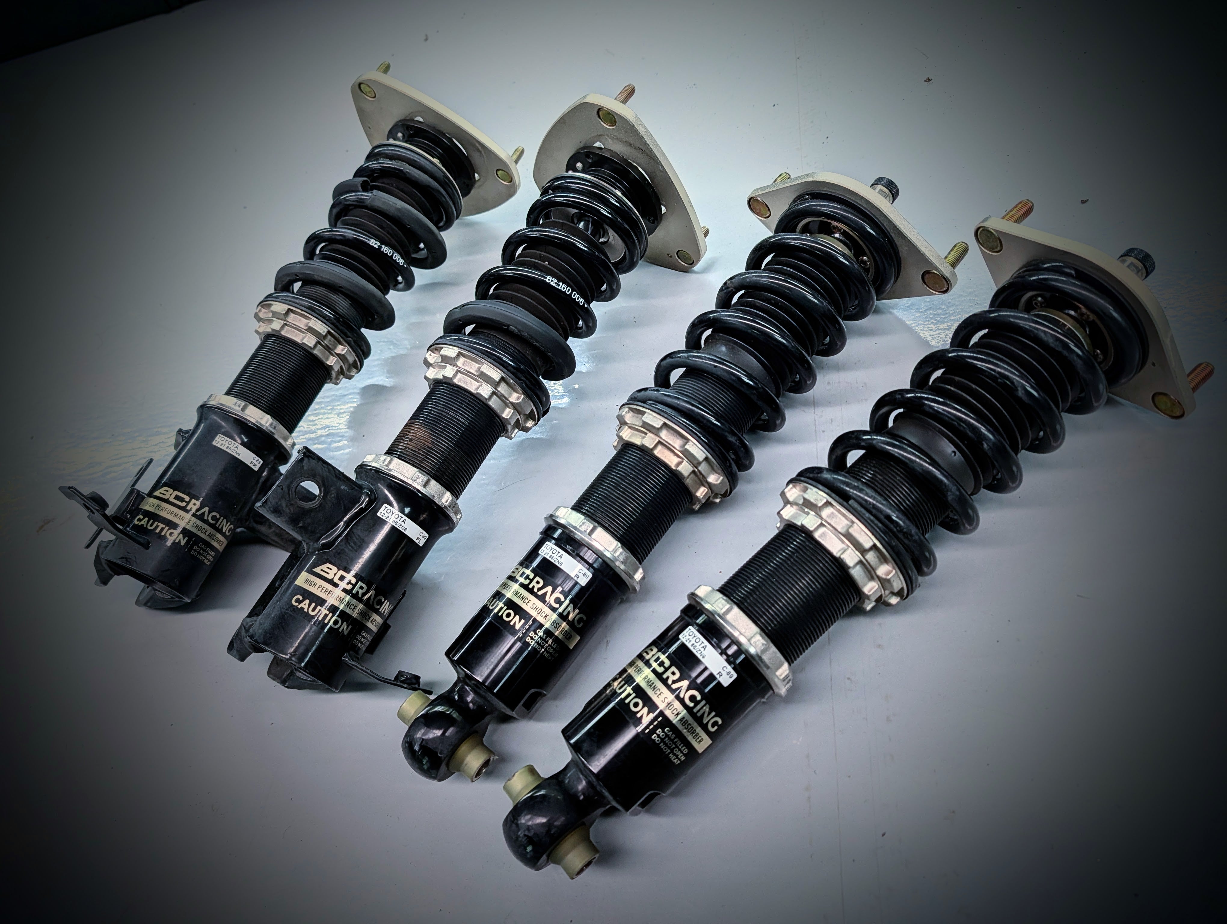 SUBARU/TOYOTA BRZ/GT86 BC GOLD Fully Adjustable Coilovers