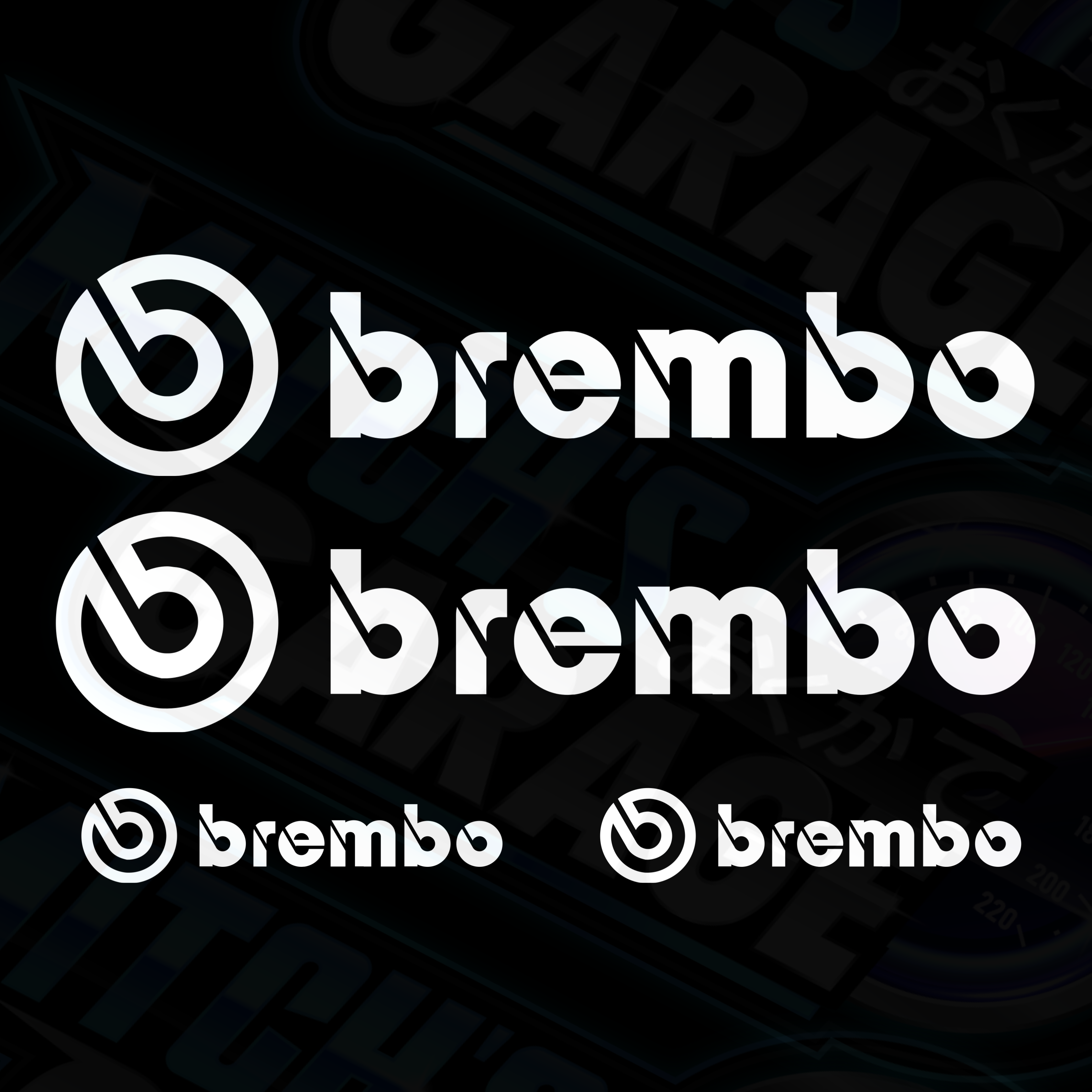 Nissan BREMBO R32 R33 R34 GTR Brake Caliper Decal Kit