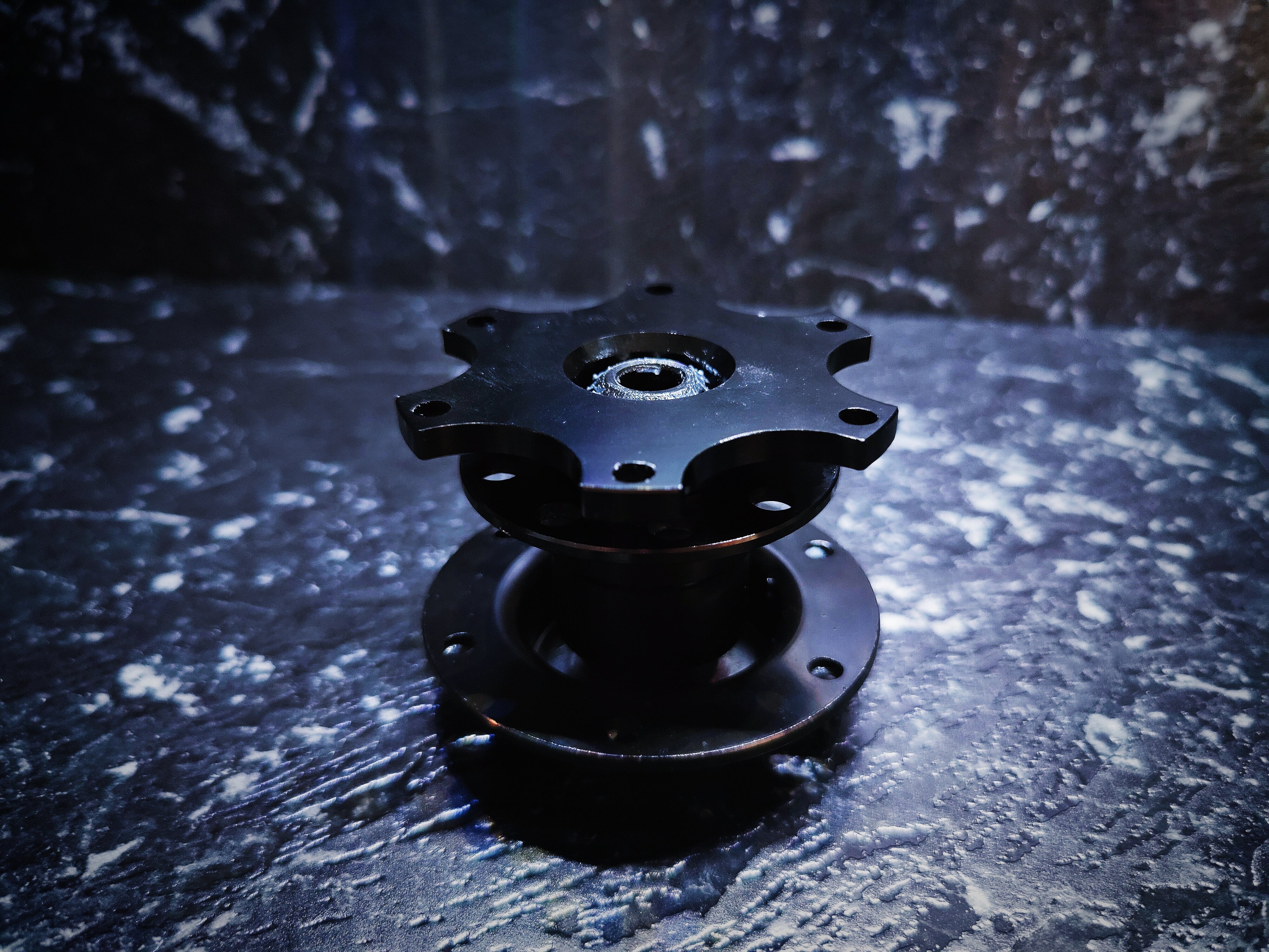 BLACK Spline Steering Wheel Quick Release Kit
