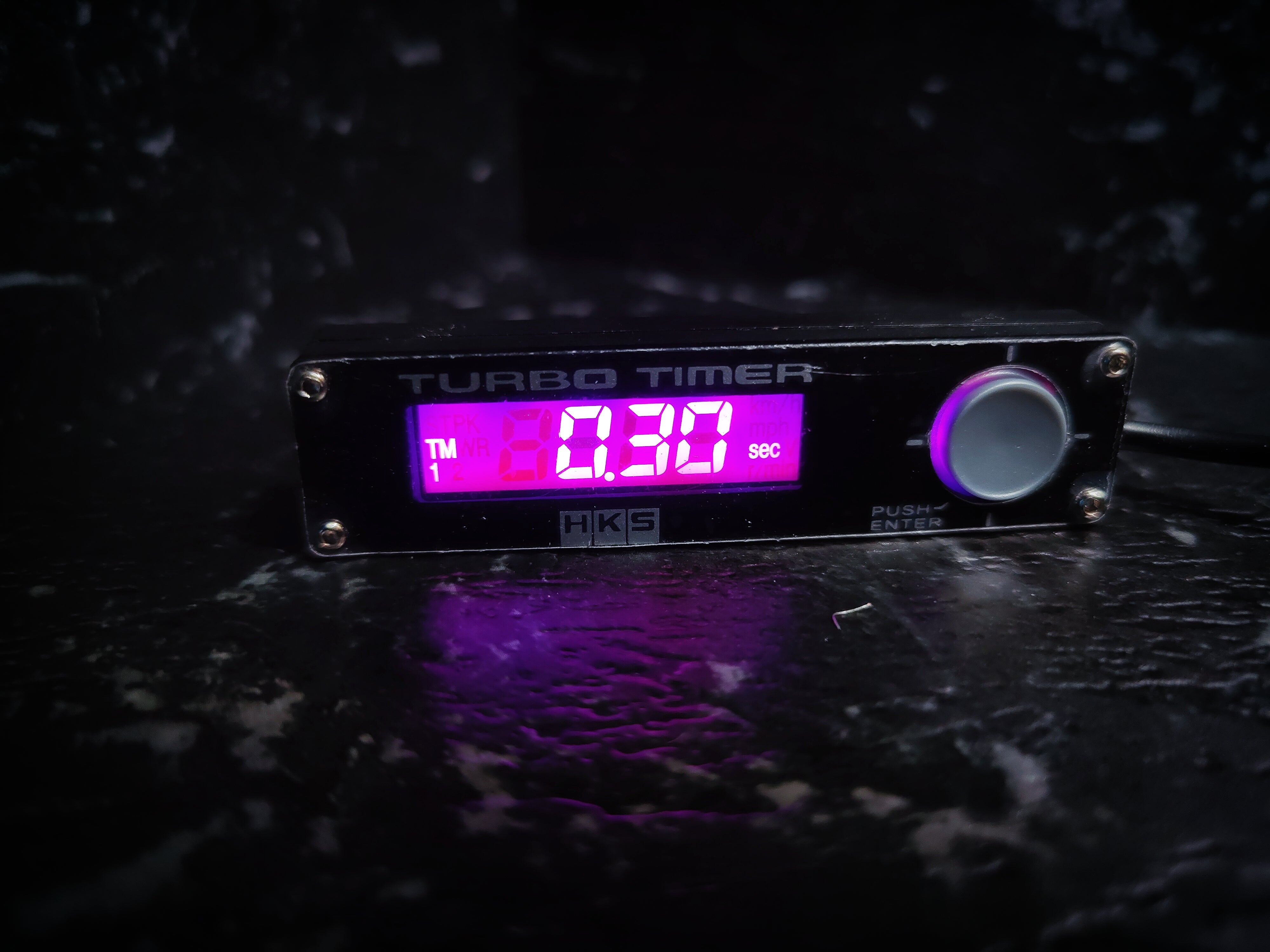 HKS Colour Changing Turbo Timer Gauge + Volt Meter