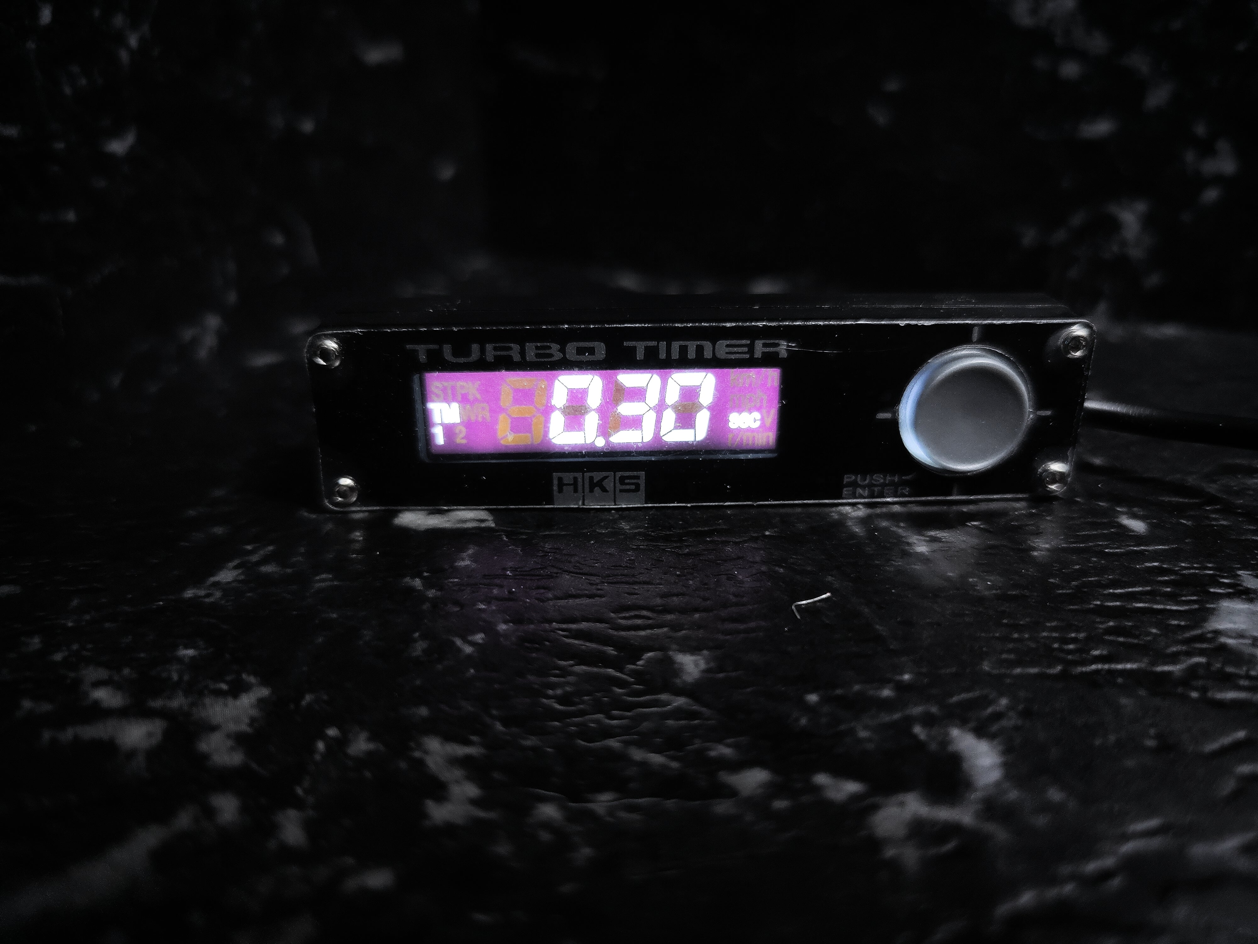 HKS Colour Changing Turbo Timer Gauge + Volt Meter