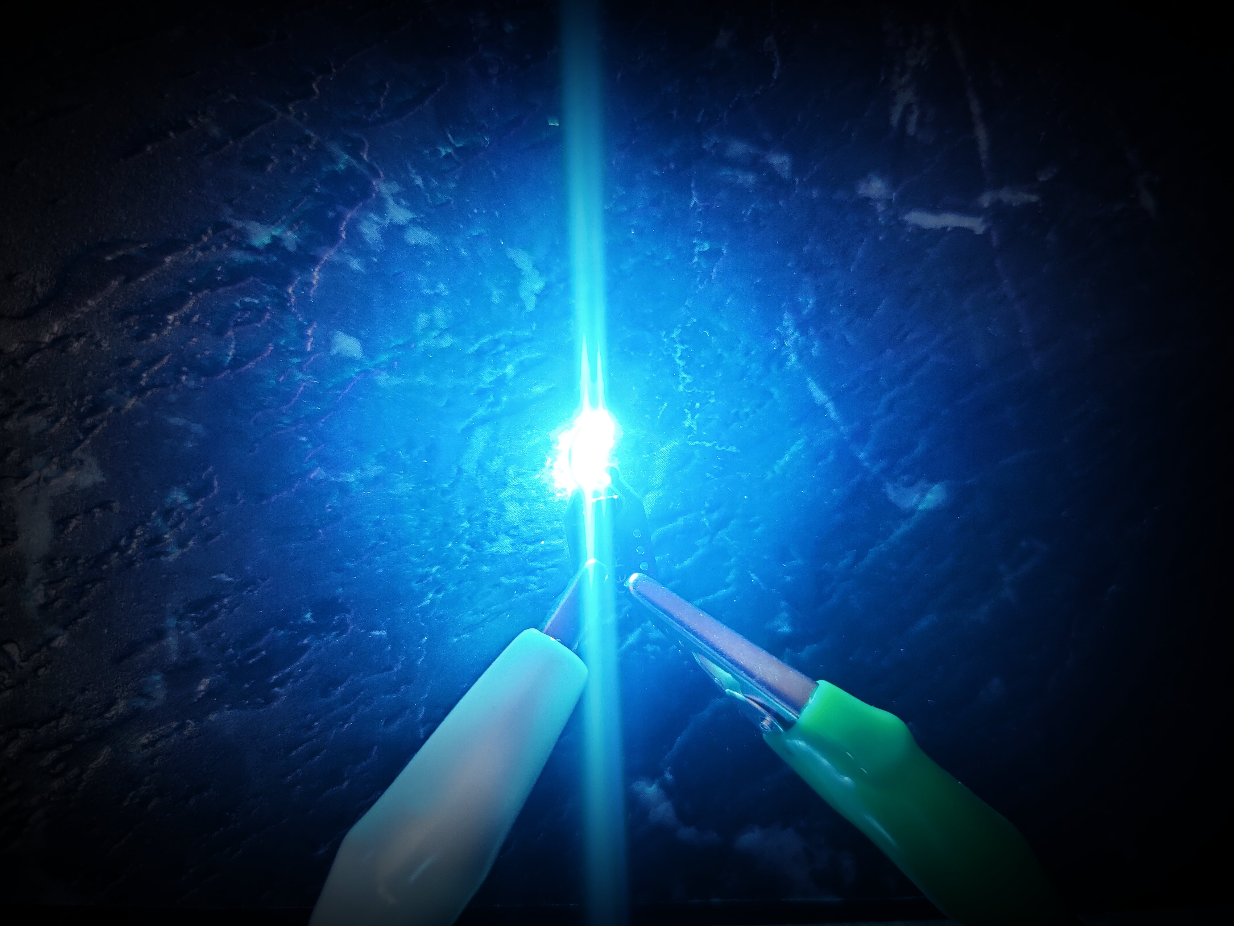 x1 Ice Blue T10 Led Car Globe