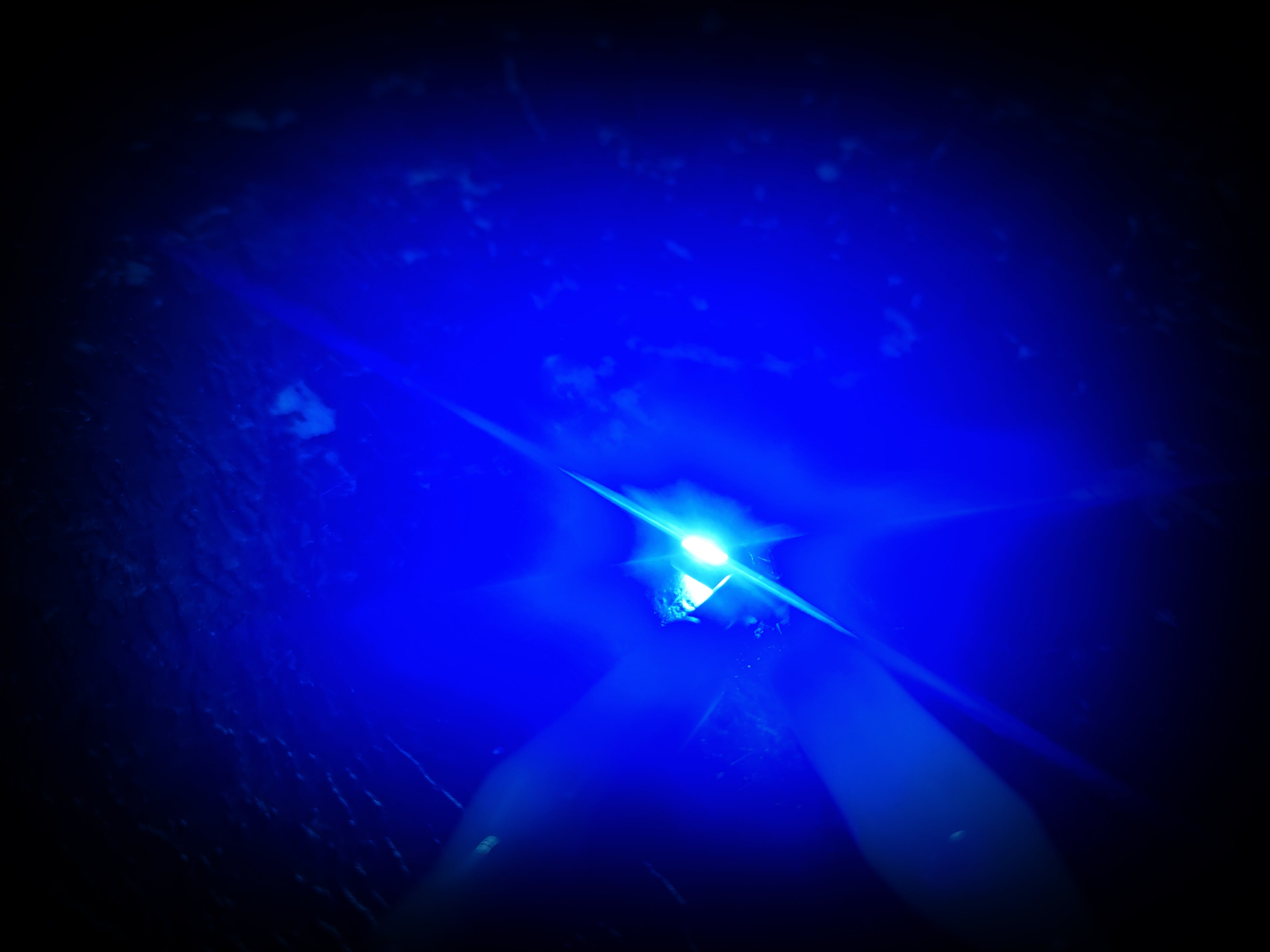 x1 Deep Blue T5 Led Car Globe