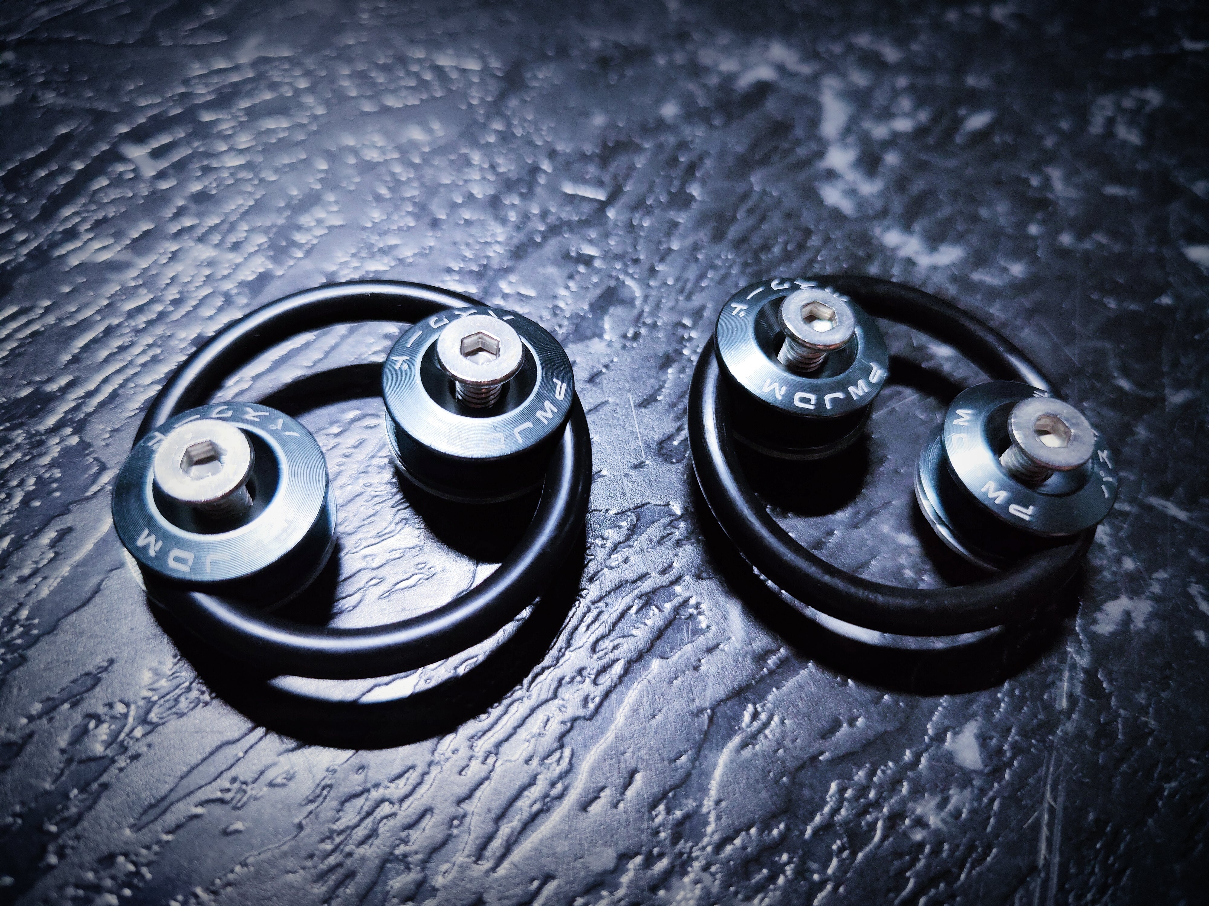 GUN METAL Fender Quick Release Kit