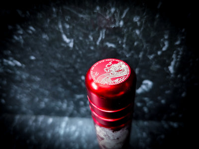 Traditional Dragon Etch Sleek Tall Manual Gear Knobs