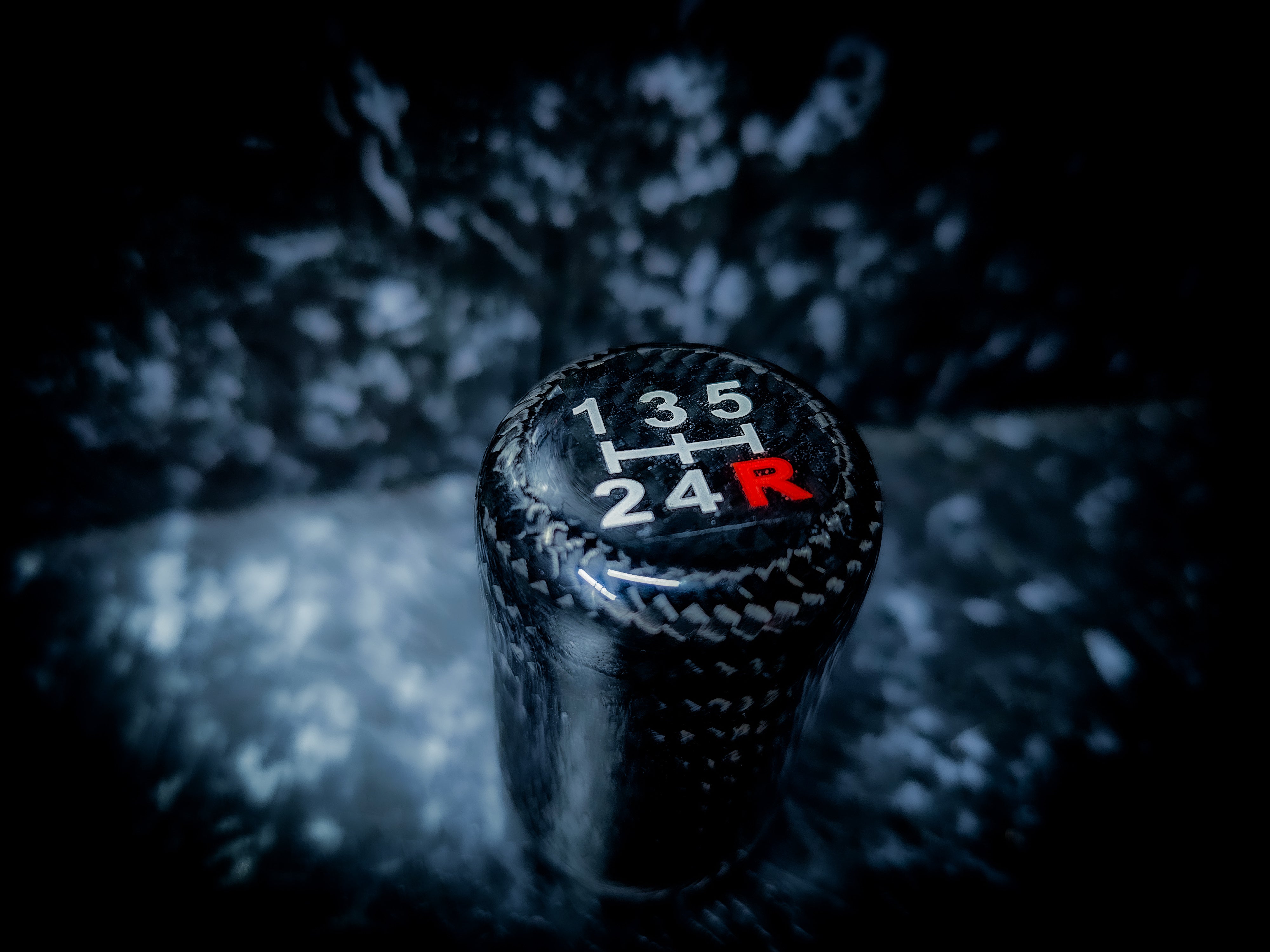 Carbon Weave Manual Gear Knobs