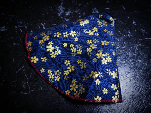 Gold & Deep Blue Blossoms Manual Gear Boot