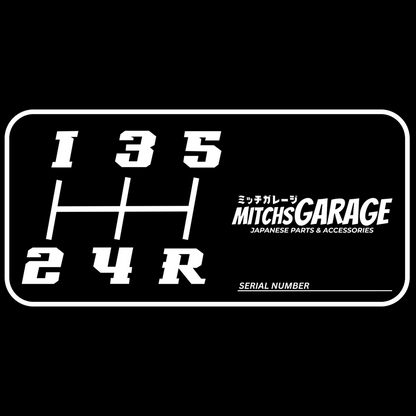 Billet Manual H Pattern Gear Plaques