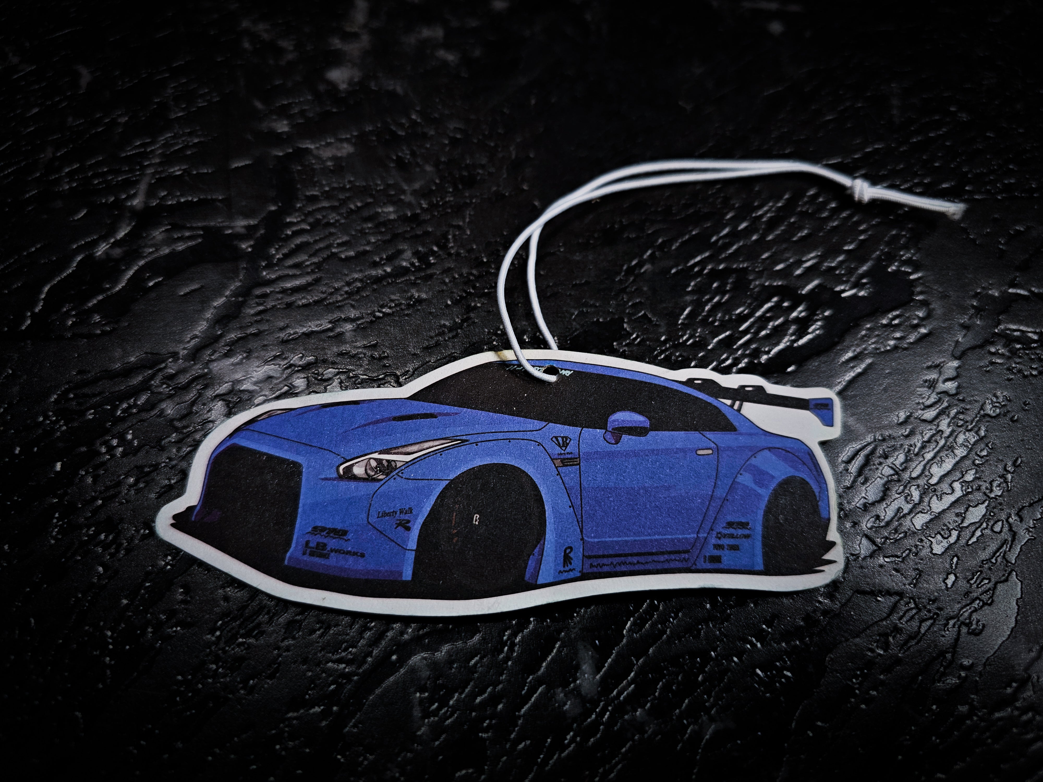 Air Freshener Nissan R35 GTR Liberty Walk BLACK ICE ❄️ Scented