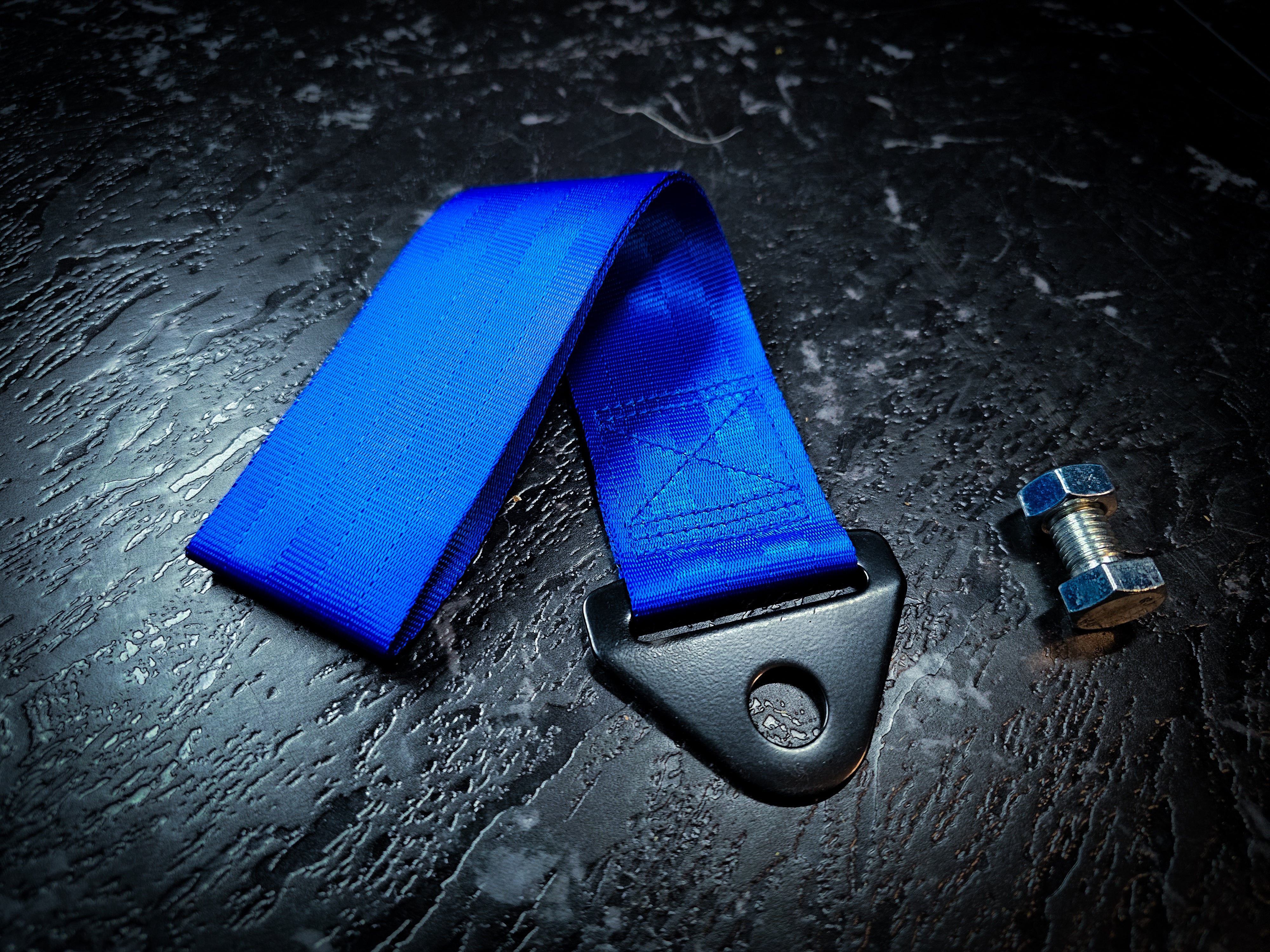 Bold Blue Tow Strap