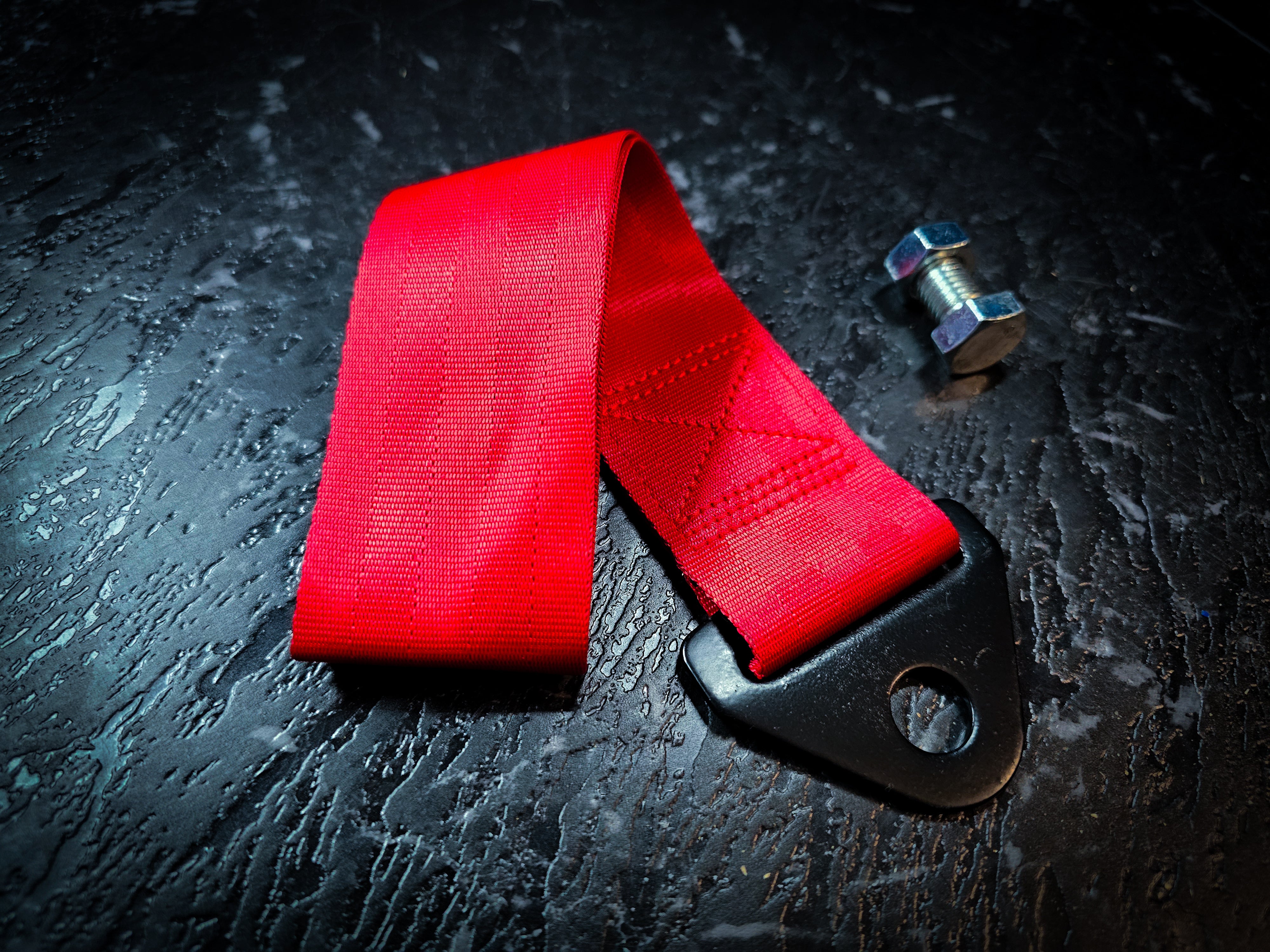 Vibrant Red Tow Strap