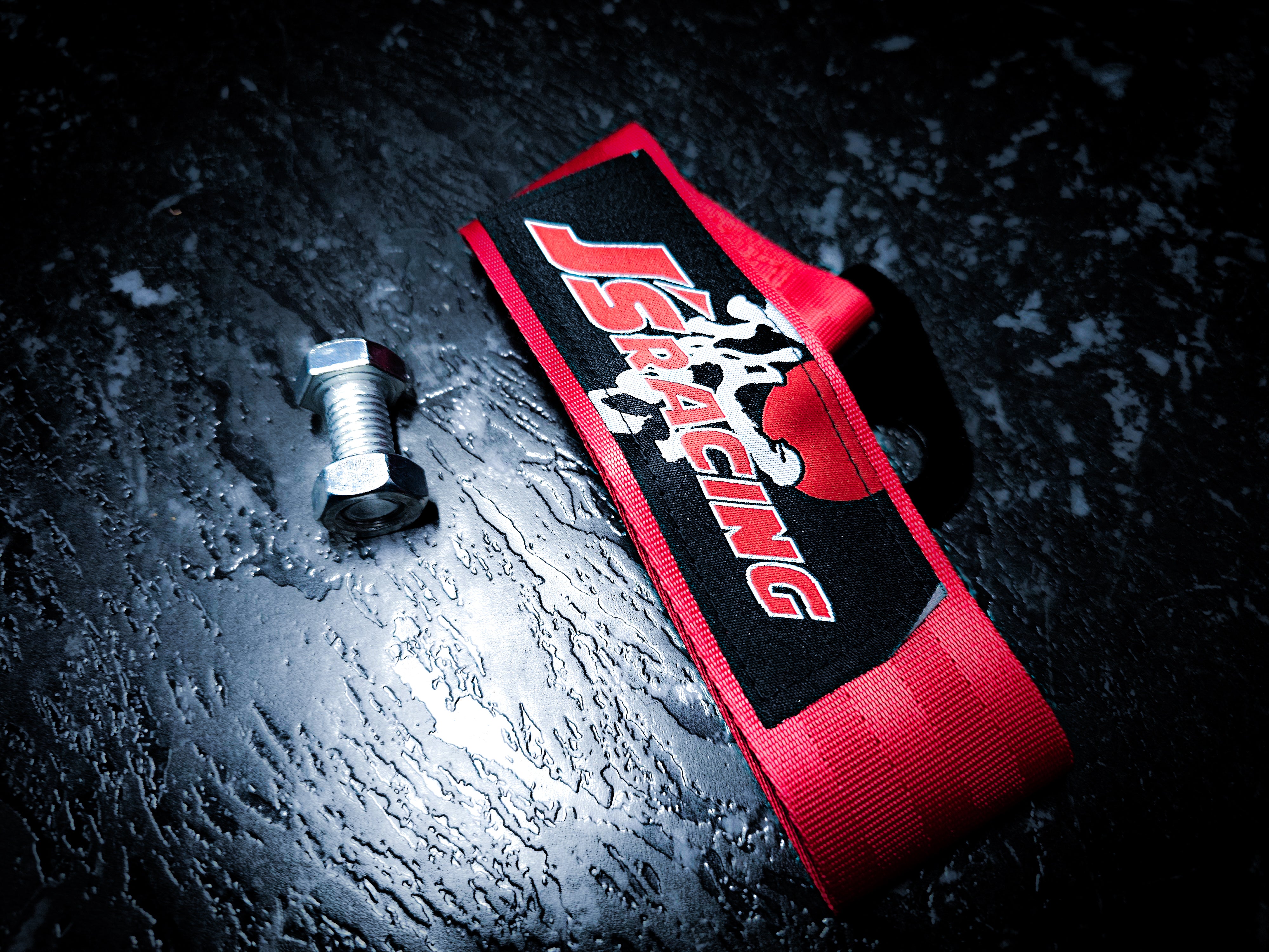Js Racing Vibrant Red Tow Strap