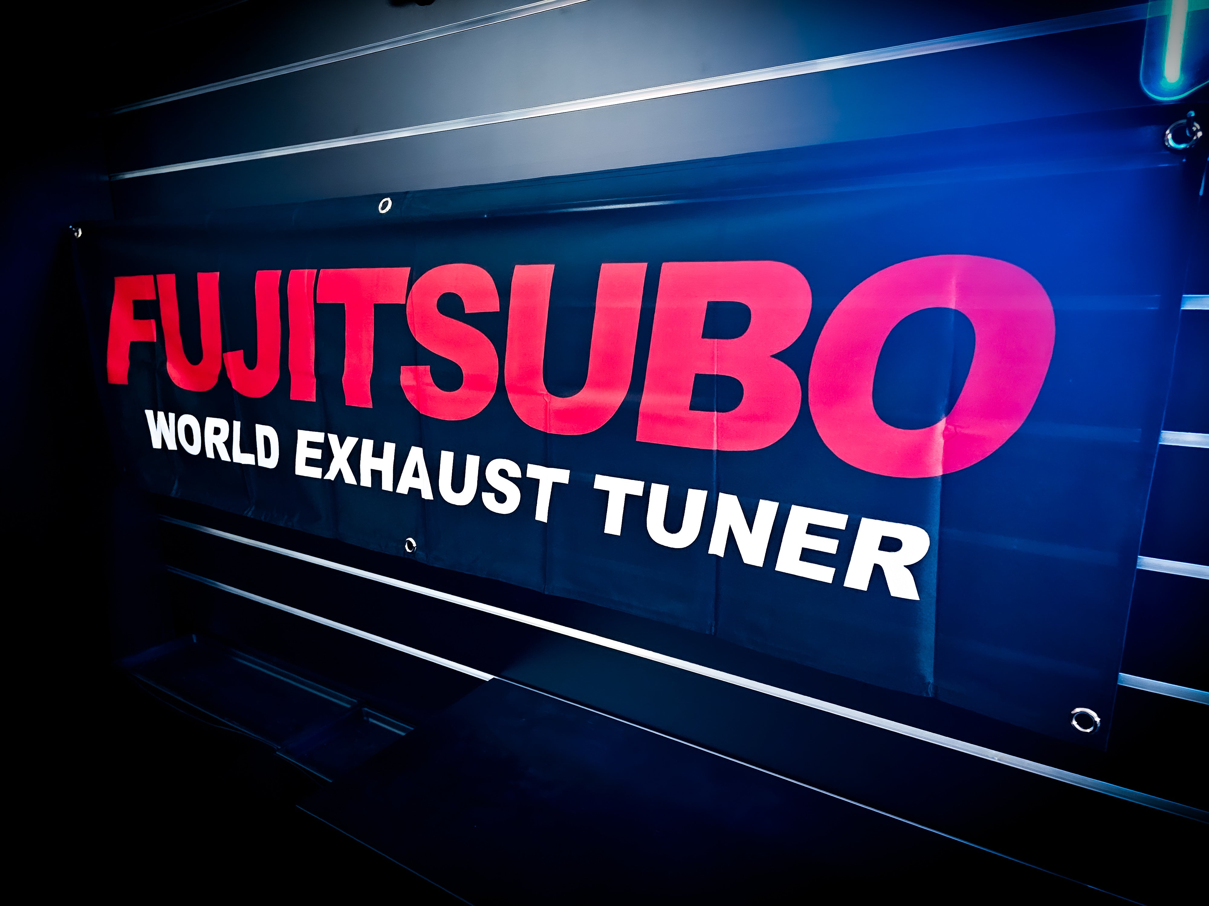 FUJITSUBO Exhaust Tuner Slim Workshop Banner Flag