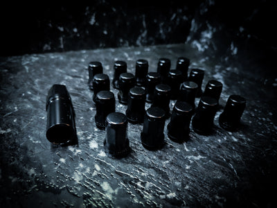 Black Tuner Wheel Nuts