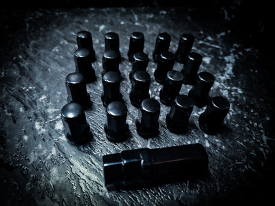 Black Tuner Wheel Nuts