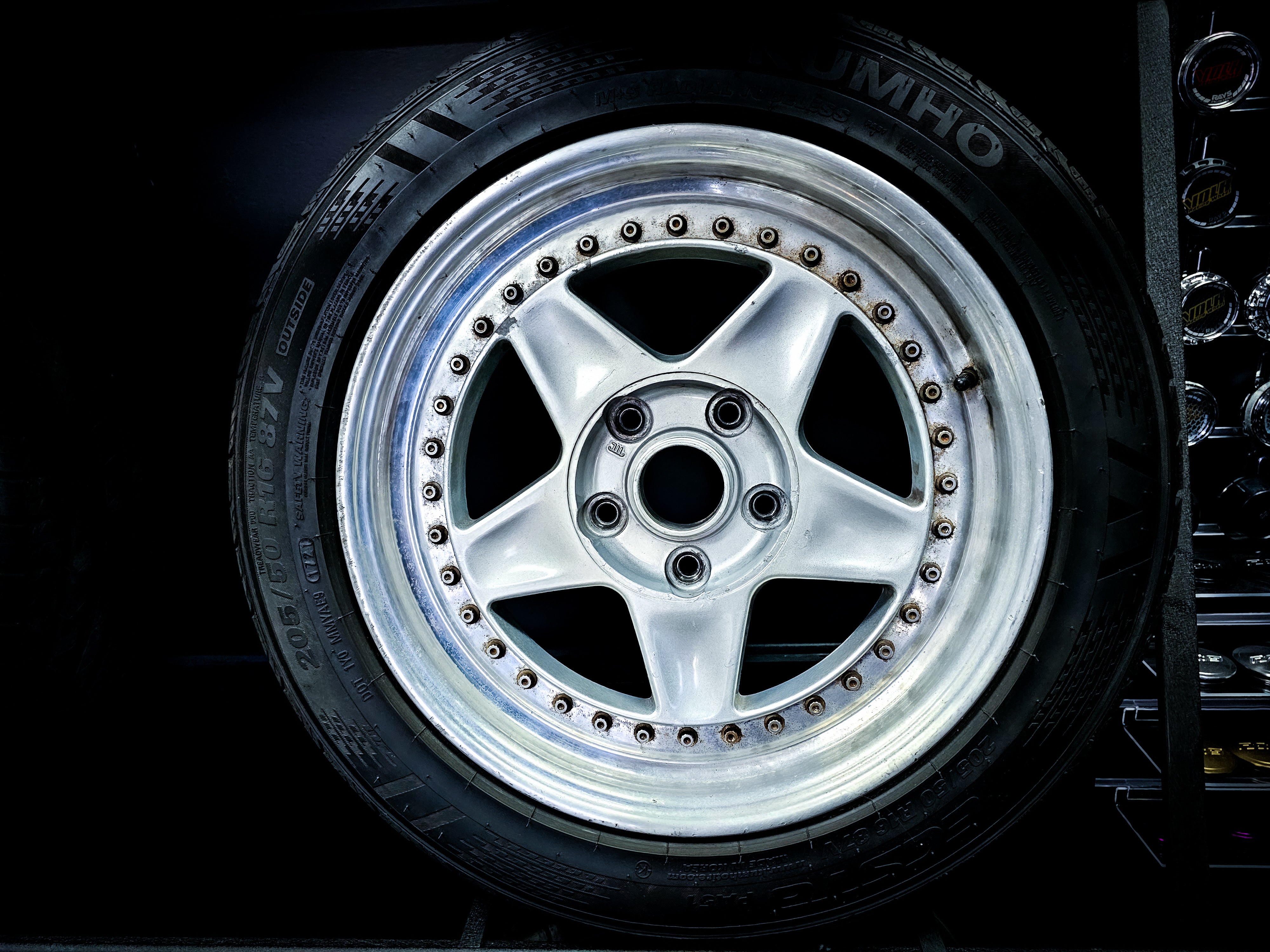 16" Monza Speed Beka 3 Piece Polished Lipped Wheels x 4