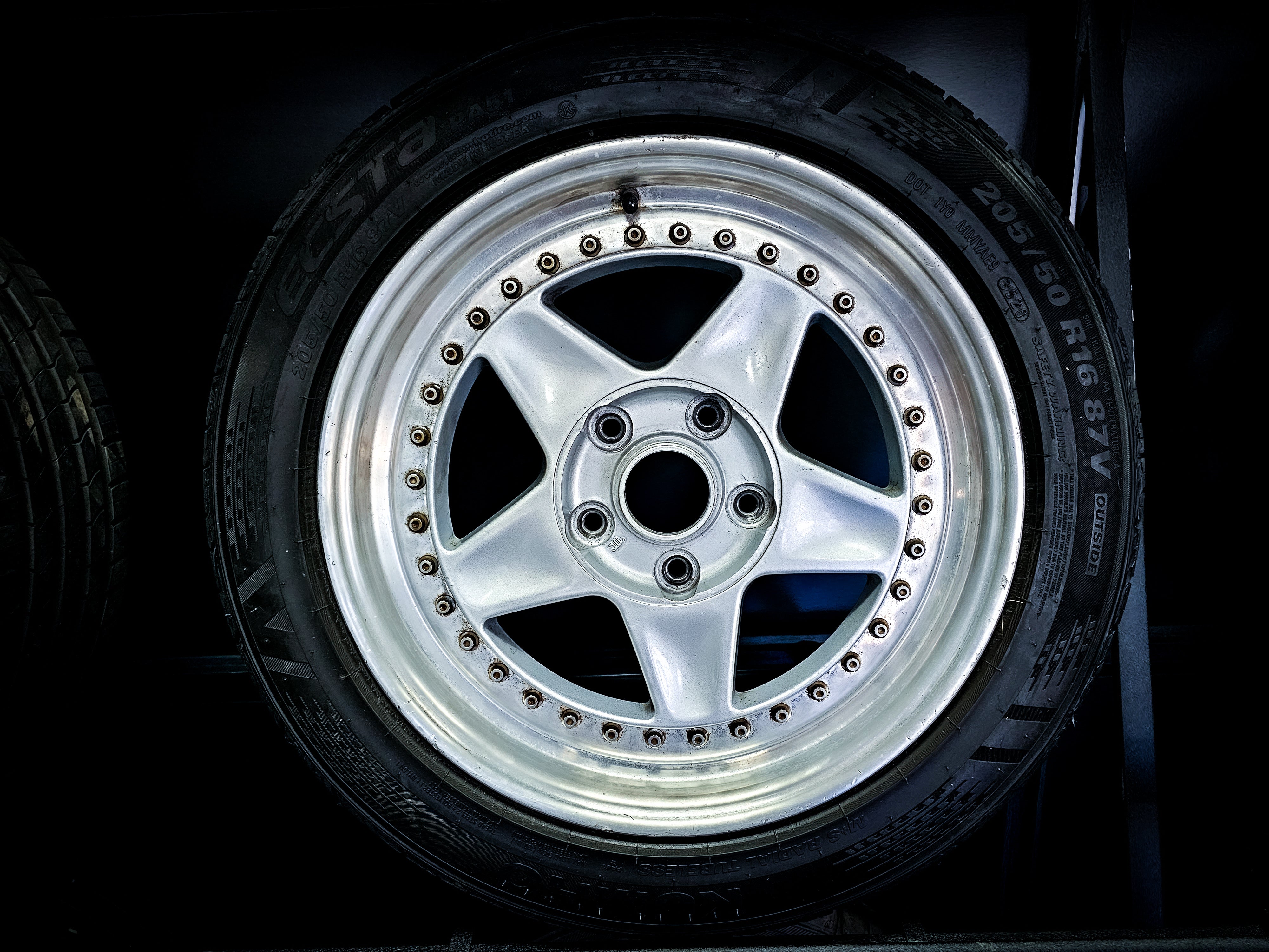 16" Monza Speed Beka 3 Piece Polished Lipped Wheels x 4