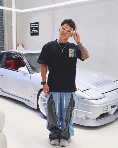 KOKAINE ~ "GReddy Collab" T - Shirt // BLACK