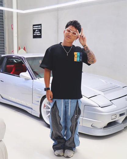 KOKAINE ~ "GReddy Collab" T - Shirt // BLACK