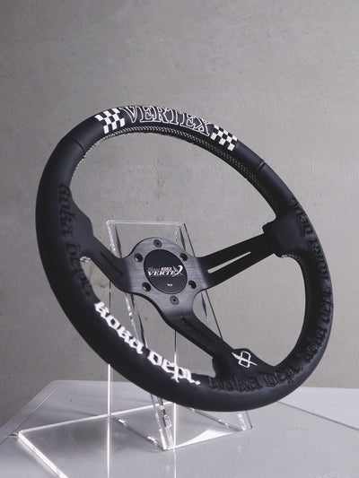 #6 Vertex x KOKA Dept // 340mm Deep Dished Steering Wheel • Limited to only 30 worldwide