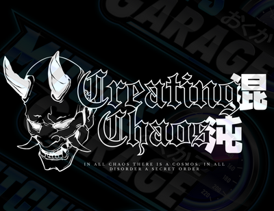 Creating Choas Large Vinyl Decal