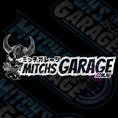 Mitch's Garage Outline ONI Large Vinyl Decal