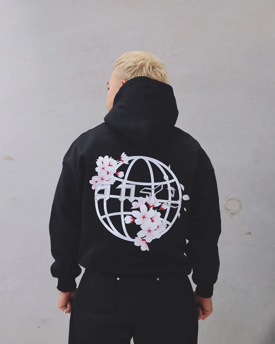 KOKAINE ~ "Blossom The World" Hoodie // BLACK