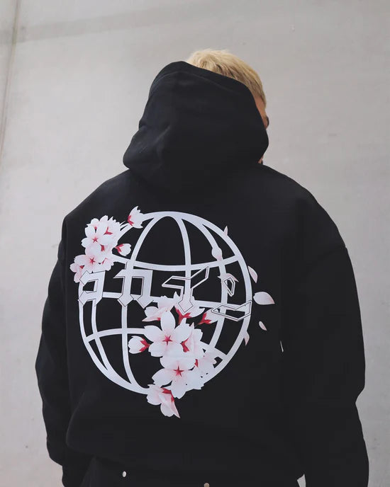 KOKAINE ~ "Blossom The World" Hoodie // BLACK