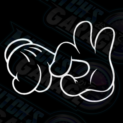 Finger In Hole Cartoon Hand Vinyl Decal