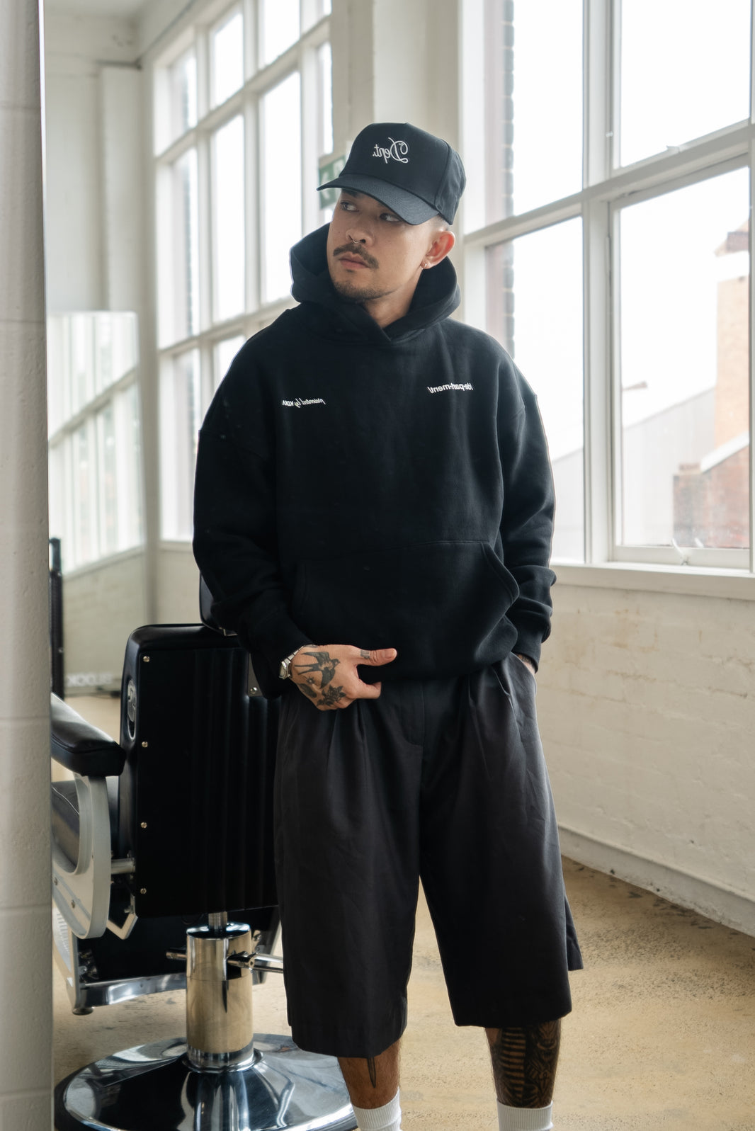 KOKAINE ~ "The Dept" Hoodie // BLACK