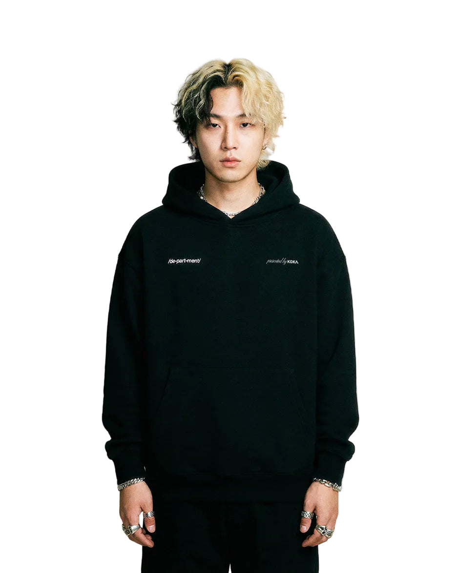 KOKAINE ~ "The Dept" Hoodie // BLACK