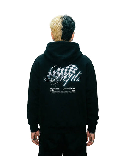 KOKAINE ~ "The Dept" Hoodie // BLACK