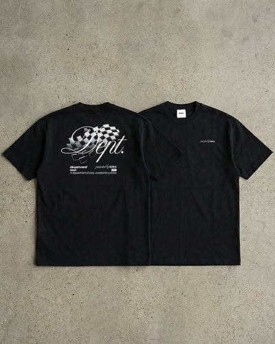 KOKAINE ~ "The DEPT" T - Shirt // BLACK