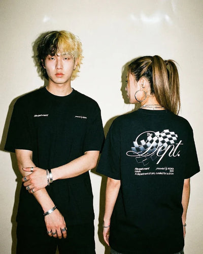 KOKAINE ~ "The DEPT" T - Shirt // BLACK