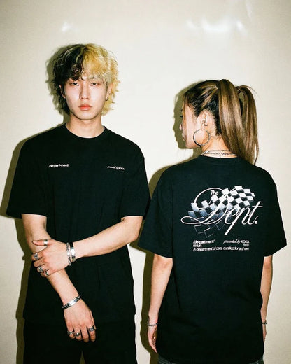 KOKAINE ~ "The DEPT" T - Shirt // BLACK