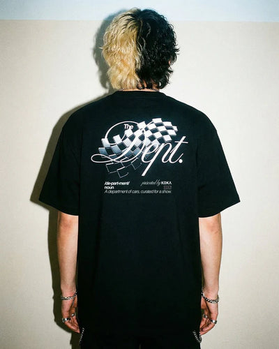 KOKAINE ~ "The DEPT" T - Shirt // BLACK