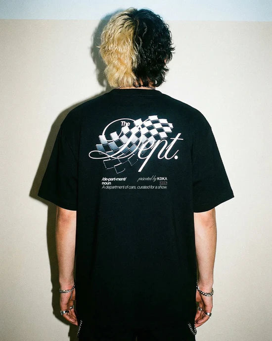 KOKAINE ~ "The DEPT" T - Shirt // BLACK
