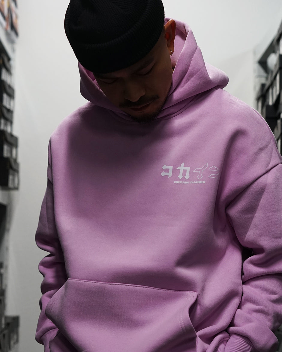KOKAINE ~ "Dream Chaser" Hoodie // TARO PINK