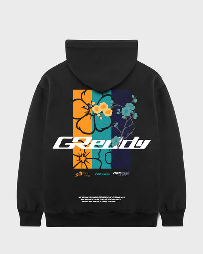 KOKAINE ~ "GReddy Collab" Hoodie // BLACK