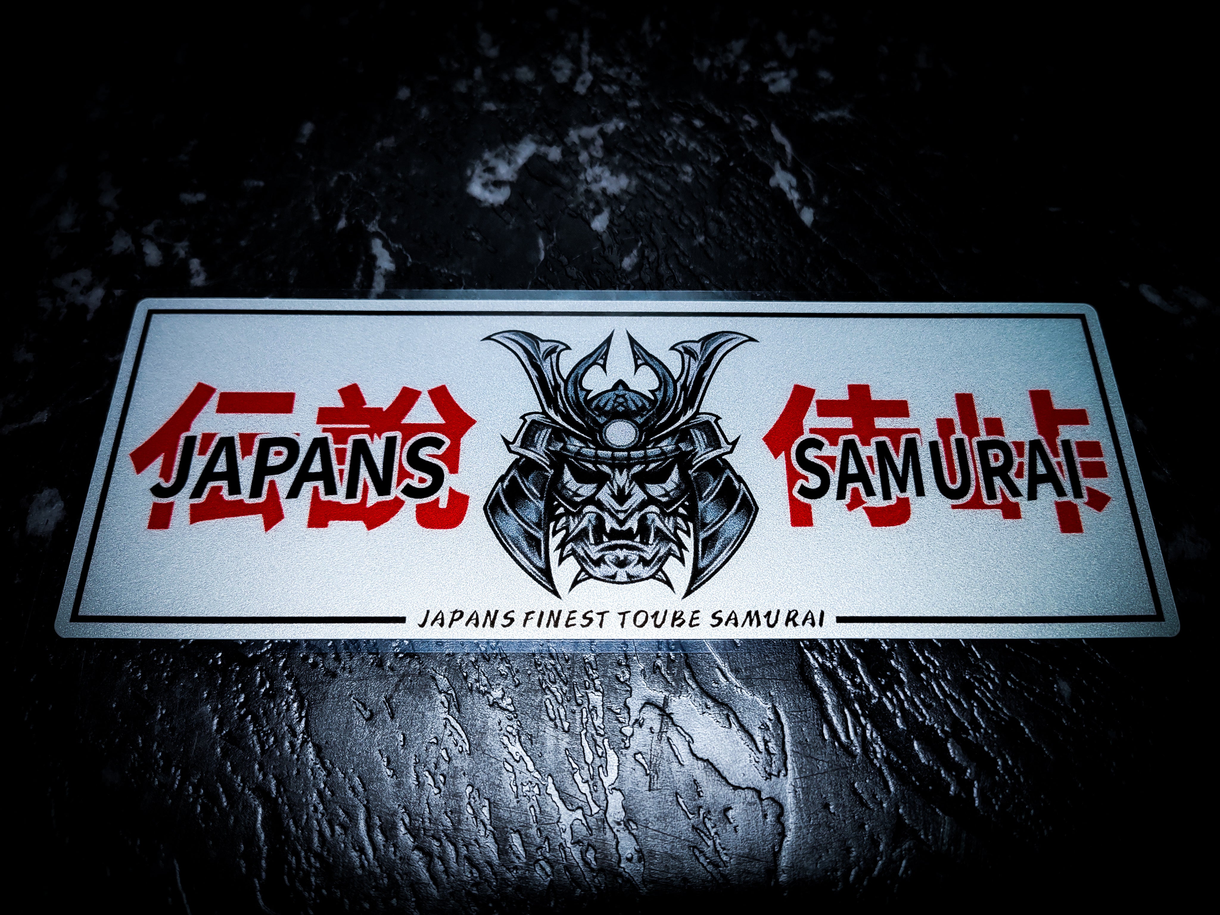 Japans Samurai V2 Reflective Slap Sticker