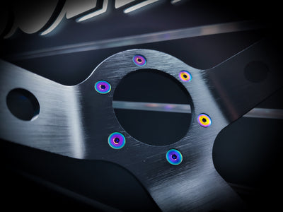 Neo Chrome Grade 5 Titanium Steering Wheel Bolt Set