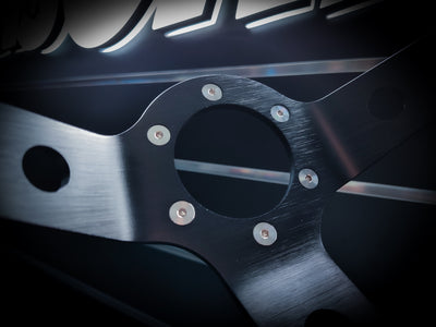 Raw Silver Grade 5 Titanium Steering Wheel Bolt Set