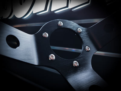 Raw Silver Grade 5 Titanium Steering Wheel Bolt Set