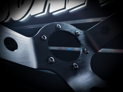 Jet Black Grade 5 Titanium Steering Wheel Bolt Set