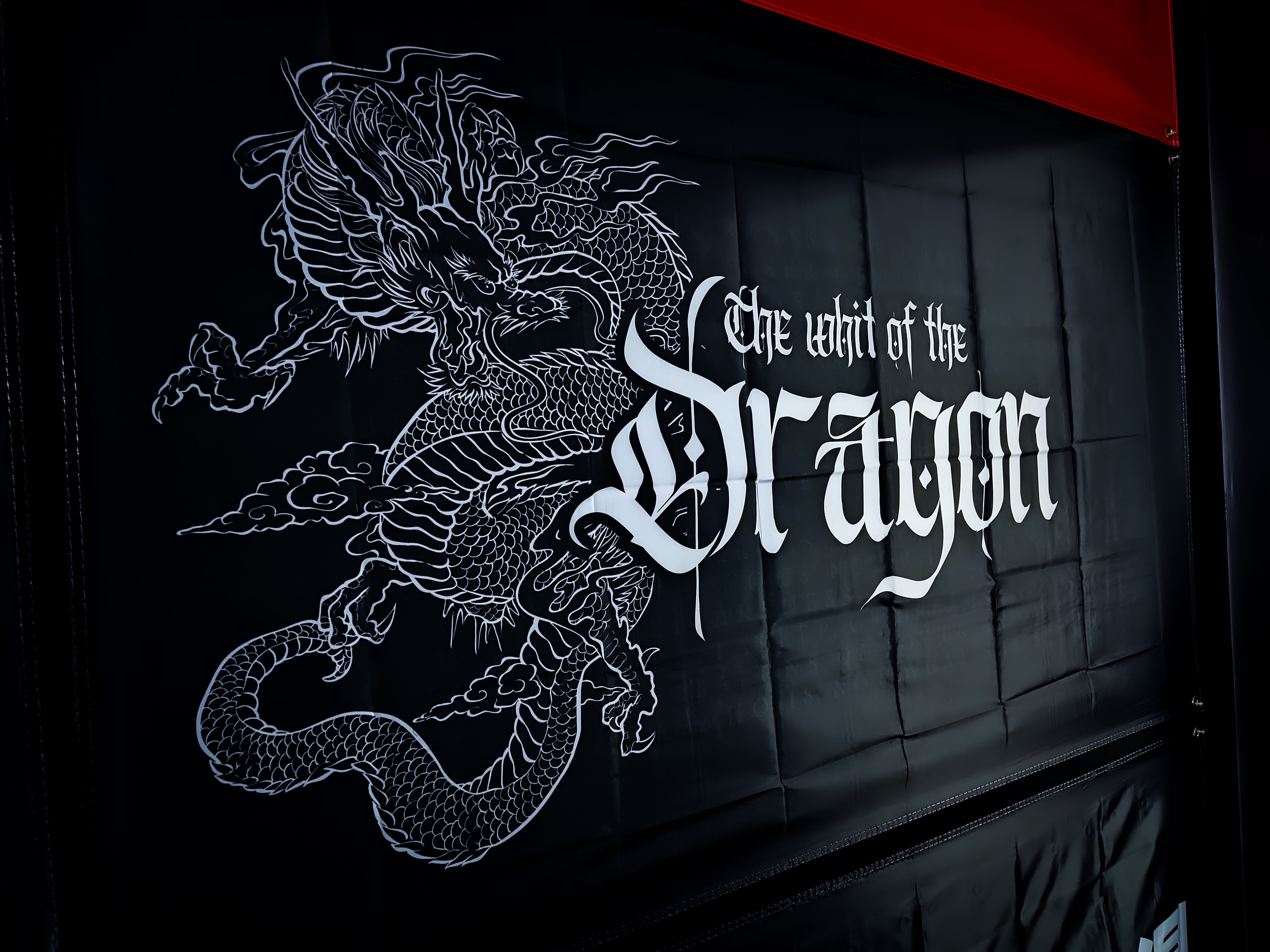 "The Whit Of The Dragon" Workshop Banner Flag