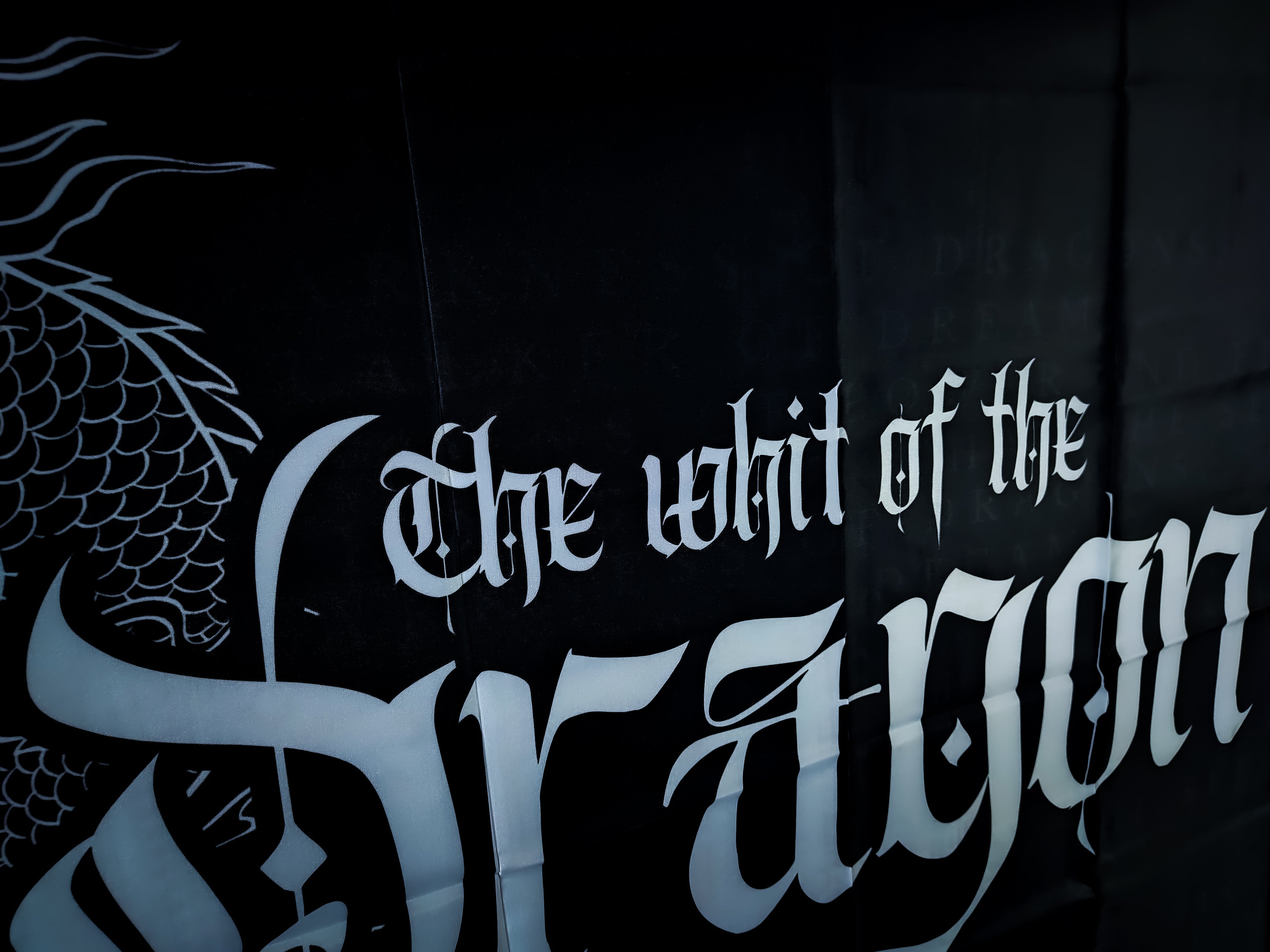 "The Whit Of The Dragon" Workshop Banner Flag