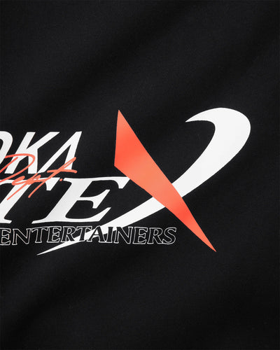 KOKAINE ~ "VERTEX Collab" T - Shirt // BLACK