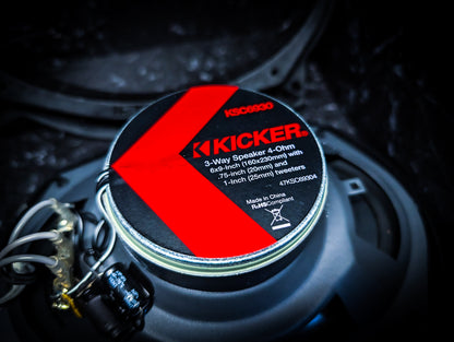 KICKER KS Series 350watt 6x9" Speakers in Custom Enclosures