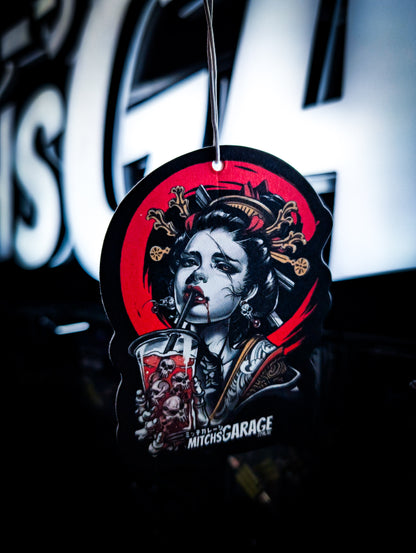 Mitch's Garage "Geisha Girl V1" Cherry 🍒 Scented Premium Air Freshener