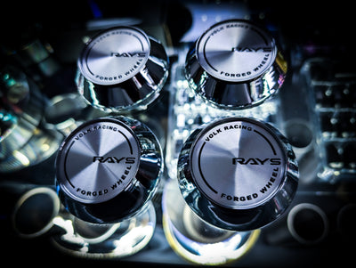 Volk Rays Style Challenge Series F ZERO/57PRO Diamond Silver Forged Edition Centre Caps